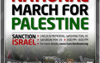 National March for Palestine on May 29th, 2021 in Washington DC