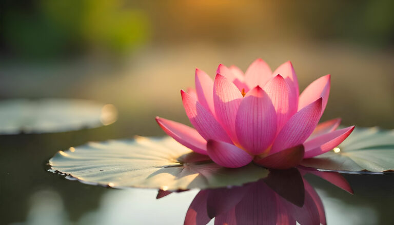 vecteezy_lotus-flower-in-the-water-with-the-sun-in-the-background_56237306